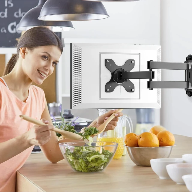 Alt view image 3 of 7 - Mount for Show 21, Show 15, Adjustable Wall Mounting Bracket with Heavy Duty 15 Extension Arm, Rotate Tilt Swivel for Show 21, Show 15, Holds up to 33lbs, Black