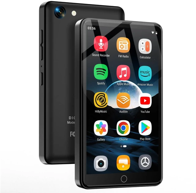 Main image of 16GB MP3 Player with 13MP Camera, 4.02" Android MP4 Player with WiFi and Bluetooth, Music Player for Kids with Speakers, Music Player with Spotify, YouTube and Play Store