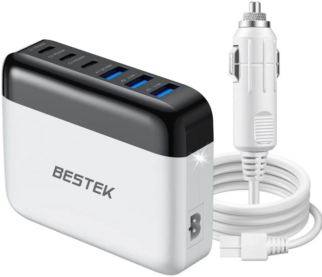 Main image of Multi Ports USB Car Charger, Fast Charge 125W 14A Quick Charge 3.0 & USB-C PD Car Charger Adapter with Smart Identification for Cell Phones, Tablets and Other USB Devices