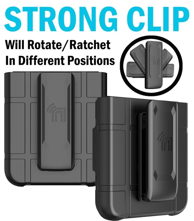 Alt view image 3 of 7 - Holster Combo for Motorola RAZR 2024/2025/2026 Case with Belt Clip - Blue | Hard Shell and Rotating Holder, Kickstand, Satisfying Texture, Slim, Matte, Also Fits Moto Razr 50/60/70 Flip Phone