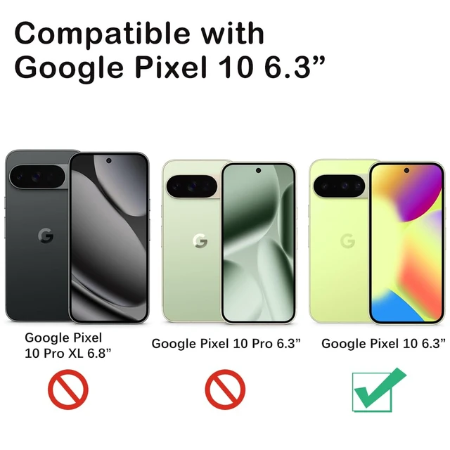 Alt view image 2 of 7 - Compatible with Google Pixel 10/10 Pro Case (Turtle Shell) | 2 in 1 Phone Case Slim Heavy Duty Protection Hybrid Hard PC Soft Silicone Rugged Bumper Antiscratch Protective