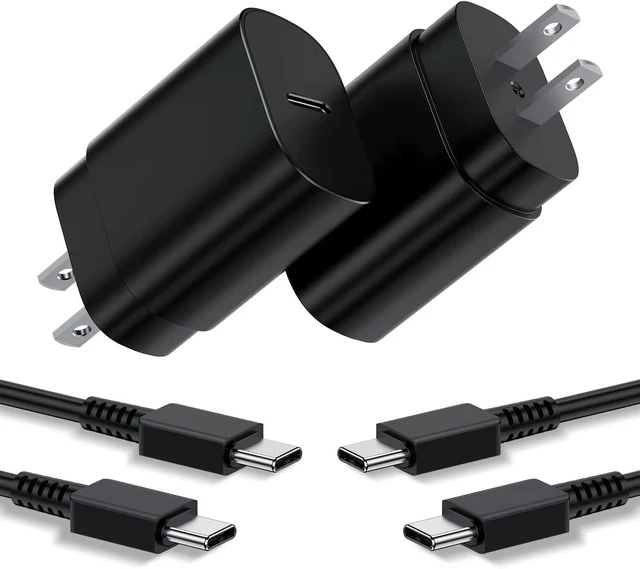 Main image of Type C Charger 25W, 6+6FT Super Fast Charging Cord for Samsung Galaxy Phone Wall Charger Block &Android USBC Cable for Samsung Galaxy S26 S25 S24 S23 S22 S21 S20 S10 S9 S8 Plus/Ultra/FE,Note20/10/9/8