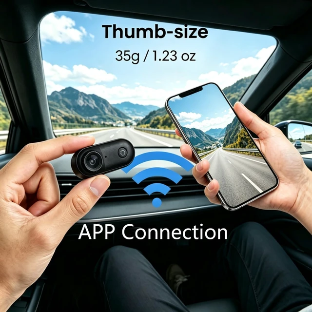 Alt view image 6 of 7 - 2.7K Mini Body Camera, 35g Necklace Chest Magnetic POV Camera | 32GB Memory Card, Thumb Size Wearable Camera with Accessories Kits Body Cam for Vlogging, Cycling, Hiking, Outdoor Sports