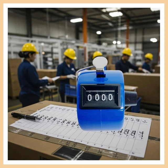 Alt view image 2 of 5 - Hand Tally Counter 4 Digit Number Dual Clicker Golf Handy Convenient (Black)