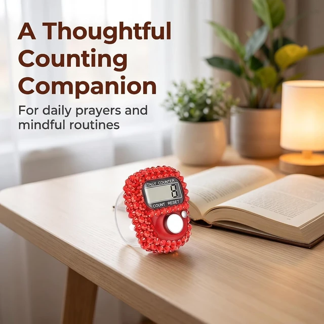 Alt view image 6 of 7 - Electronic Finger Tally Counter Clicker Counter,Convenient Portable Digital Display Tally Counter,Resettable Mini Lap Counter for Golf Goods Counting Accessories,Track and Field Lap Counters (silvery)