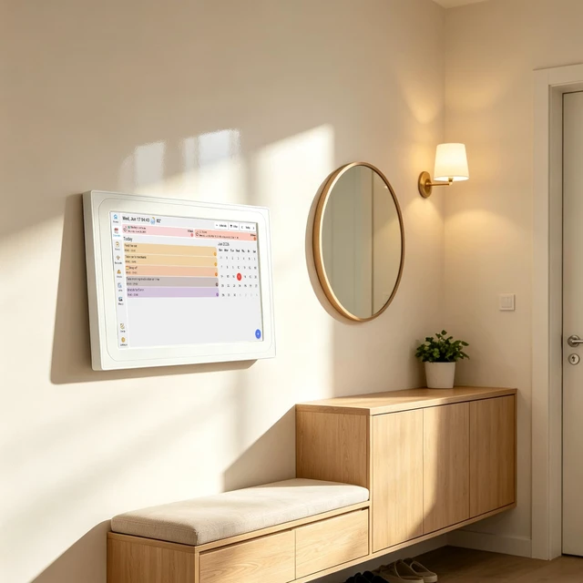 Alt view image 7 of 7 - 10.1" Smart Touch Screen Digital Calendar With Picture Frame Function | Family Schedule Calendar Chore List,Meal Planner & Household Task Manager|Supports ThirdParty Calendar Sync-Gifts for family