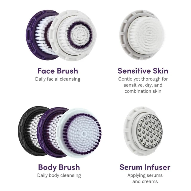 Alt view image 2 of 4 - Beauty Soniclear Replacement Face Brush Head All Skin Types | with Antimicrobial Protected Bristles - Compatible with the Soniclear Elite and Soniclear