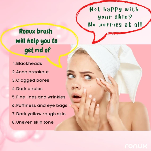 Alt view image 4 of 7 - Silicon Facial Cleansing Brush - Electric, Rechargeable, Waterproof IPX7 - Rotating Magnetic Beads - 4 Function Modes - Face Massage for Deep Cleaning - Magnetic Charging Base - Ergonomic Handle