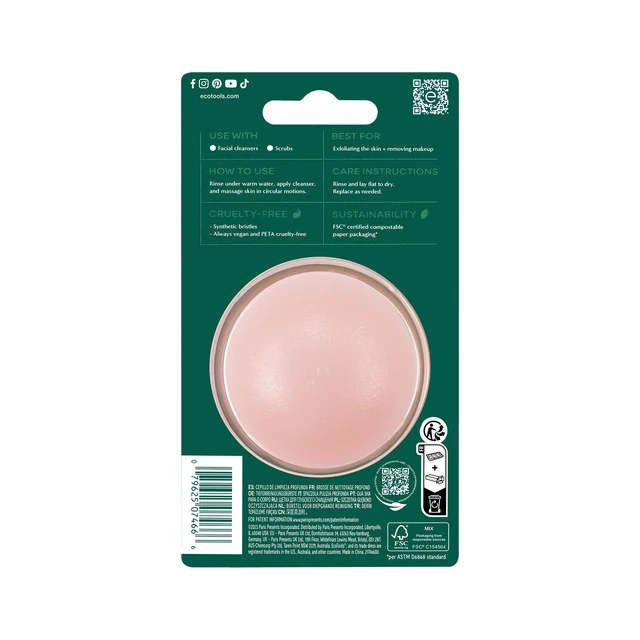 Alt view image 7 of 7 - Deep Cleansing Facial Brush, Manual Facial Cleansing Brush | Exfoliates and deeply cleanses, remove makeup and dry skin, face brush for cleansing, color may vary