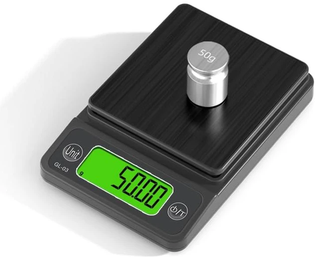 Main image of Digital Pocket Scale, 500g/0.01 Portable Precision Gram Scale Grams and OuncesFood Scale Jewelry Scale with LCD Display, 5 Units Tare for Powder, Gem, Coffee, Coin, Tea, Weed