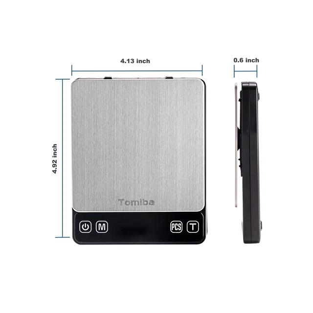 Alt view image 3 of 7 - 500g Precision Digital Pocket Scale, 0.01g Resolution, Includes a Calibration Weight