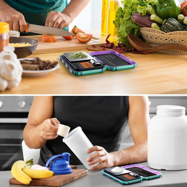 Alt view image 6 of 7 - (Upgradaed) Digital Mini Scale, 200g /0.01g Pocket Scale, 50g Calibration Weight, Electronic Smart Scale, 6 Units, LCD Backlit Display, Tare, Auto Off, Stainless Steel (Battery Included)