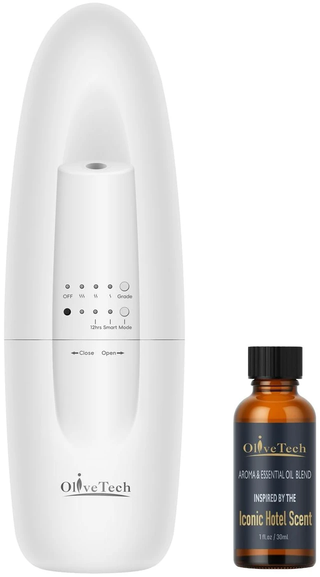 Main image of Plug in Scent Diffuser, Waterless Essential Oil Diffuser, Cover Up to 500 Sq. Ft., Hotel Collection Diffuser, Aromatherapy Diffusers for Home, Office, 1 x 30ml Essential Oil Included