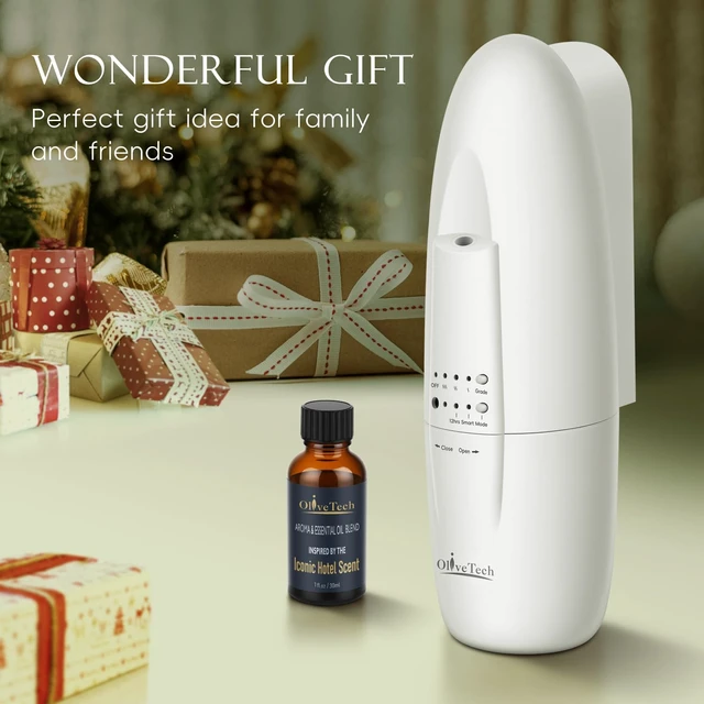 Alt view image 7 of 7 - Plug in Scent Diffuser, Waterless Essential Oil Diffuser, Cover Up to 500 Sq. Ft., Hotel Collection Diffuser, Aromatherapy Diffusers for Home, Office, 1 x 30ml Essential Oil Included