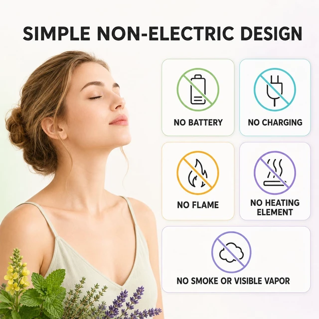 Alt view image 4 of 7 - Herbal Diffuser Pen, Non-Electric Mullein Botanical Aroma Sticks 4 Pack | Four Botanical Aroma Profiles for Adult Personal Use, Portable for Home, Office, Travel and Gym, Up to 600 Uses Each