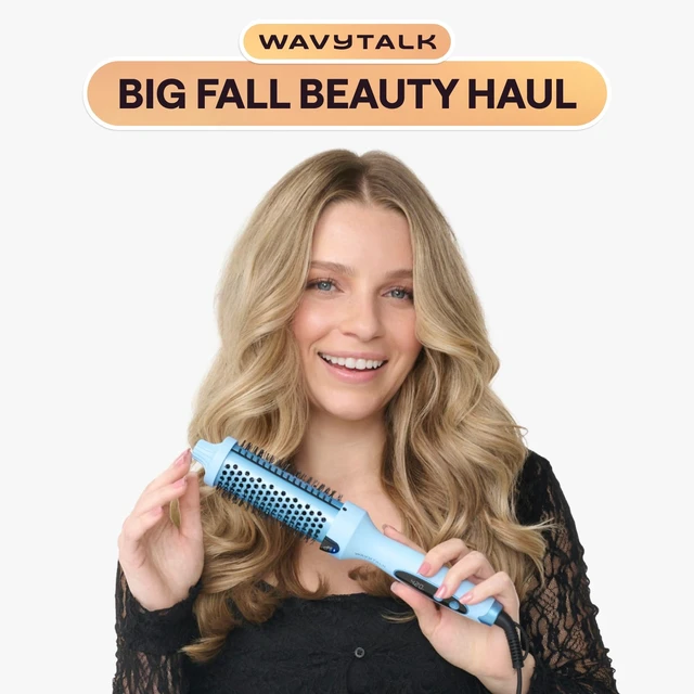 Alt view image 7 of 7 - Thermal Brush Blowout Boost 1.5 Heat Round Brush for Blowout Look | Negative Ion Technology, Tourmaline Ceramic, 5 Temperature Settings Dual Voltage, Less Damage, Sakura Pink