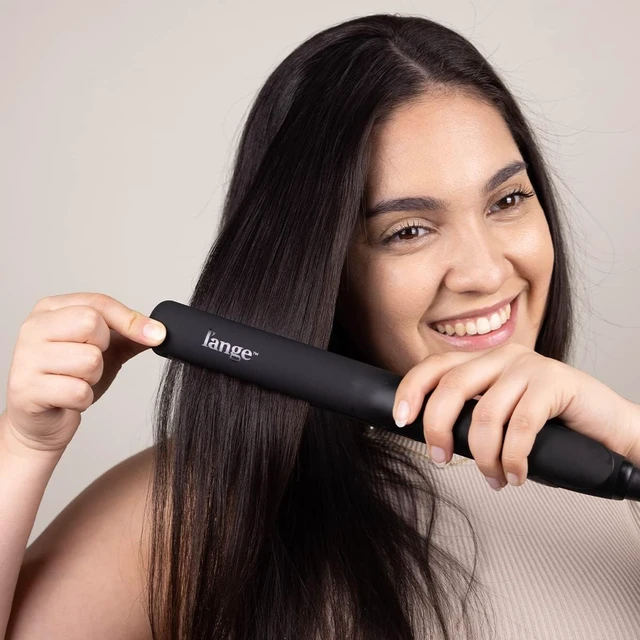 Alt view image 4 of 6 - Le Ceramique 1-Pass Flat Iron Hair Straightener | Fast Heating Ceramic Flat Iron | Best Hot Tools Professional Hair Straightener to Lock in Moisture & Shine | (Black)