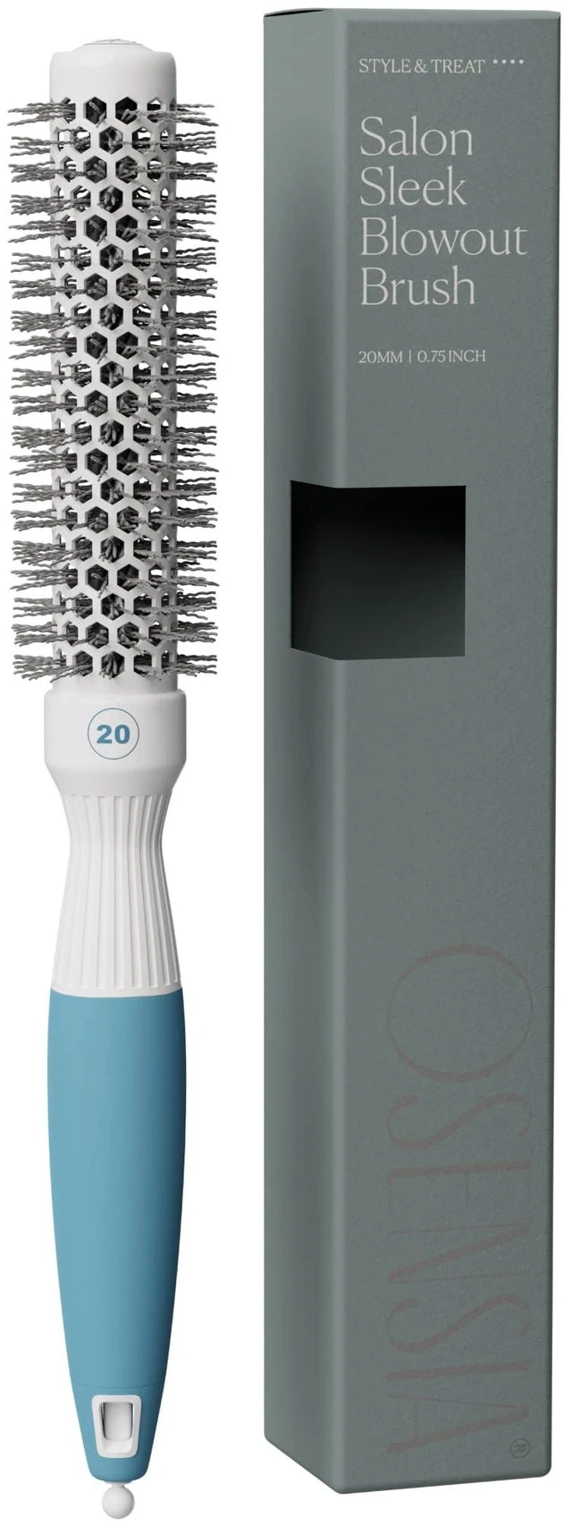 Main image of Small Round Brush for Precise Styling and Manageable Blowouts (0.75 inch) - Salon-Quality Tool for Wet or Dry Hair (Not Electrical)