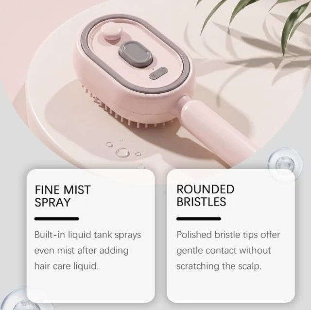 Alt view image 6 of 6 - 2026 now electric steam brush(Purple)