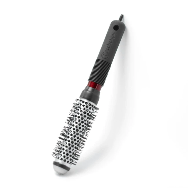 Alt view image 5 of 7 - Technique Thermal Hair Brush #310 1 for Curling, Styling, Heat-Retaining Barrel with Anti-Static Tourmaline Bristles, Round Thermal Brush, All Hair Types