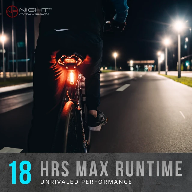 Alt view image 3 of 7 - Bike Tail Light 2 Pack - Easy Bicycle Rear Light Installation - USB C Rechargeable Bike Lights for Night Riding - 18 Hour Max - Bicycle Brake Safety - 4 Modes LED (Luces para Bicicleta)