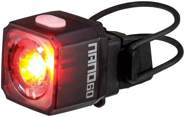 Main image of NANO60 Bike Safety Light | 6 Light Modes, USB-C Rechargeable, Compact Design Fits Road, MTB & Gravel Bikes
