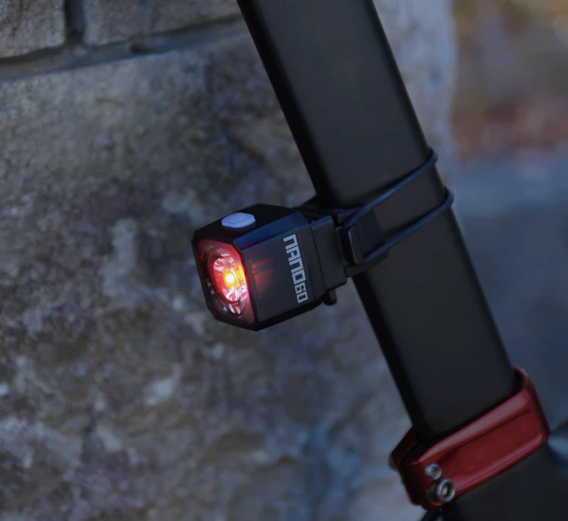 Alt view image 2 of 7 - NANO60 Bike Safety Light | 6 Light Modes, USB-C Rechargeable, Compact Design Fits Road, MTB & Gravel Bikes