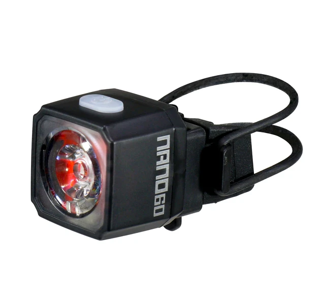 Alt view image 7 of 7 - NANO60 Bike Safety Light | 6 Light Modes, USB-C Rechargeable, Compact Design Fits Road, MTB & Gravel Bikes