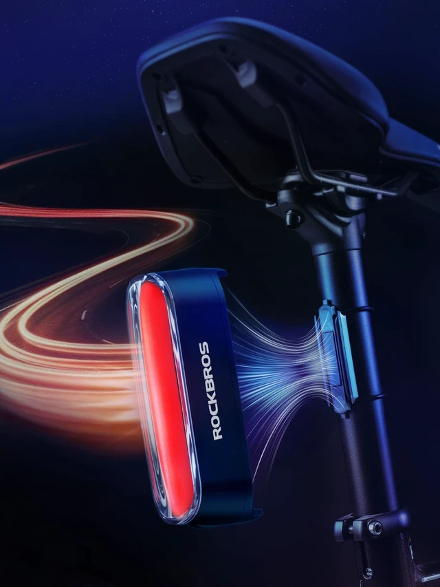 Alt view image 6 of 7 - Magnetic Bike Tail Light,Rechargeable,IPX6 Waterproof,7 Modes | USB-C,Intelligent Brake Sensor, Safety Cycling Light,for Road & Mountain