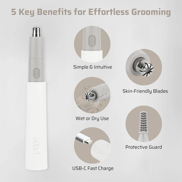 Alt view image 3 of 6 - 2-in-1 Facial Hair Removal for Women, Upgraded Device with Ease of Use, Gentle and Painless