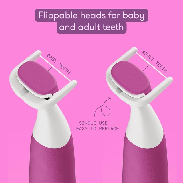 Alt view image 4 of 6 - for Kids Electric Flosser for Kids, Dentist Designed, 1 Ct | Electric flosser with GumBumper and two speeds helps kids floss comfortably as baby and adult teeth grow.
