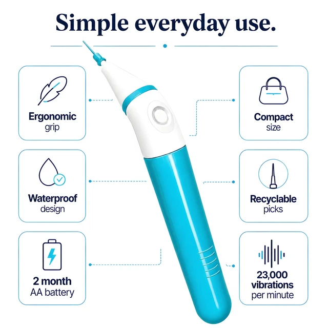 Alt view image 5 of 6 - Dentapik Electric Flosser for Teeth with 15 Electric toothpicks Power Dental flossers Tooth Floss Picks for Teeth Gum Tooth Picks flossers for Adults Dental Floss Sticks for Adults