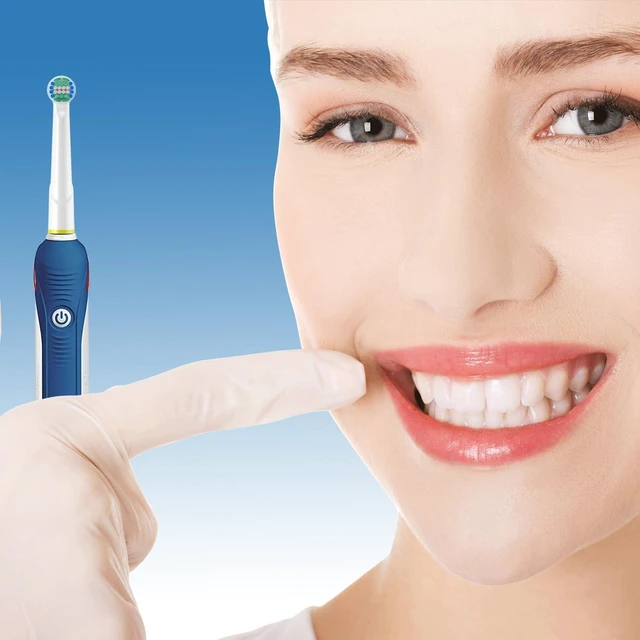 Alt view image 5 of 6 - Replacement Heads Compatible with Oral b Braun, 16 Pcs Electric Toothbrush Heads for Oral-b Floss Pro 1000 Smart Genius x White