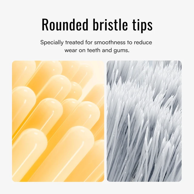 Alt view image 6 of 7 - Multiclean Classic Clean Electric Toothbrush Replacement Heads, Compatible with Both NEOS II and NEOS II Ultra, 2 Brush Heads, Medium Bristles, Dark Violet