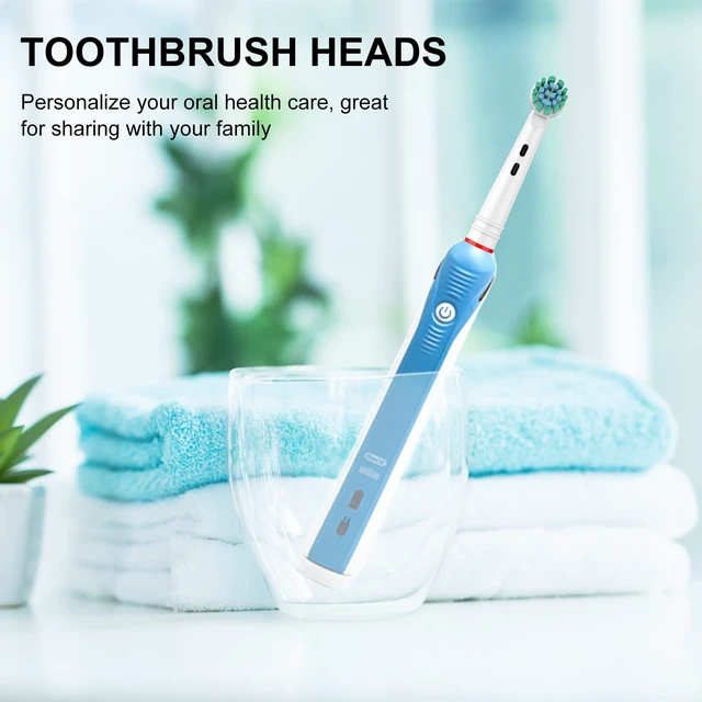 Alt view image 6 of 7 - Replacement Toothbrush Heads for Oral B Braun, 10 Packs | Premium Bristles, Deep Clean, 5 Types of Brush Heads, Compatible with Oral-B