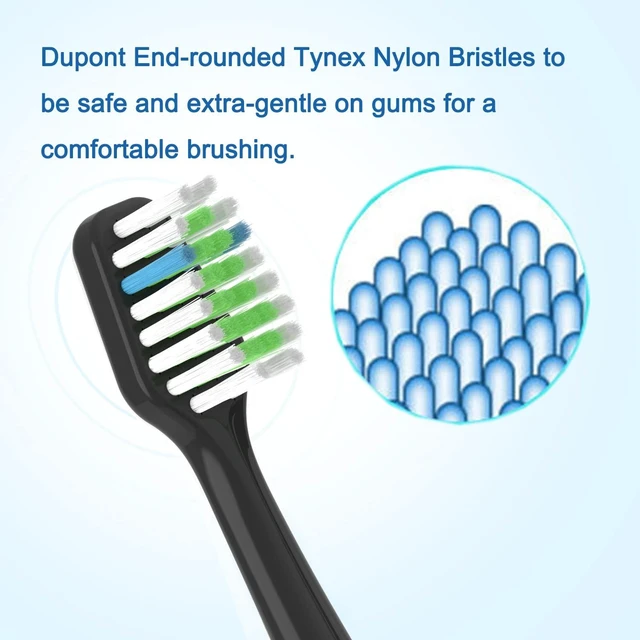Alt view image 6 of 7 - Replacement Toothbrush Heads for Waterpik Complete Care 9.0 & 5.0(8 pcs) | Compatible with: CC-01CD010-1, WP-861, WP-862, WP-871, WP-872, WP-876, WP-881,WP-977, WP-882, WP-890, WP-892, CC-01CD010-2