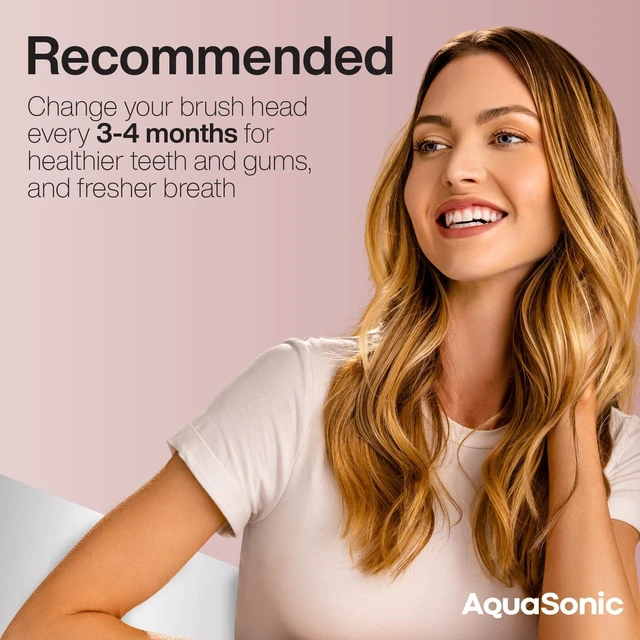Alt view image 4 of 7 - Genuine Icon Replacement Brush Heads | Compatible with Icon Toothbrush | 2 Brush Heads | for Normal & Sensitive Teeth (Blush)