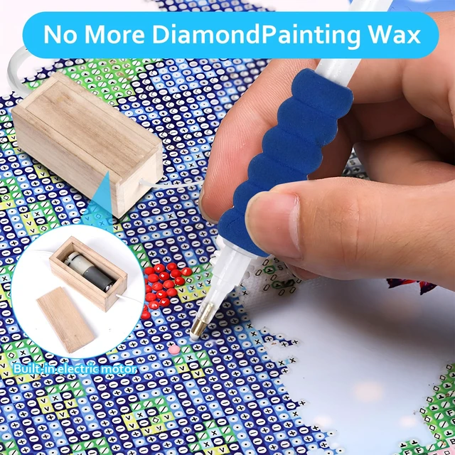 Alt view image 2 of 6 - Electric Diamond Painting Pen Tool with Vacuum Function Includes 2 Pens and 2 Trays Strong Adhesion for Efficient Diamond Art Creation,Epainter Kit for Enthusiasts Diamond Painting Accessories