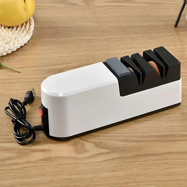 Alt view image 3 of 7 - Multi-Purpose Portable Electric Knife Sharpener | USB Port Interface