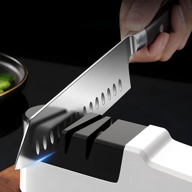 Alt view image 4 of 7 - Multi-Purpose Portable Electric Knife Sharpener | USB Port Interface