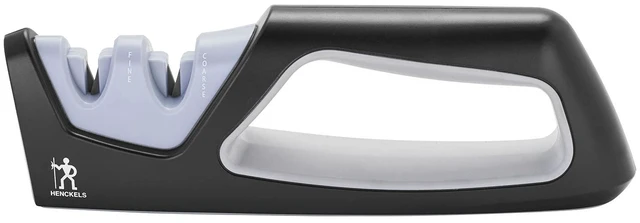 Main image of Handheld Knife Sharpener, Easy to Use, Ergonomic Non-Slip Handle | Restores Sharpness in seconds. Manual Pull Through Handheld Knife Sharpener. Easy to Use, Store and Is Durable and Effective.