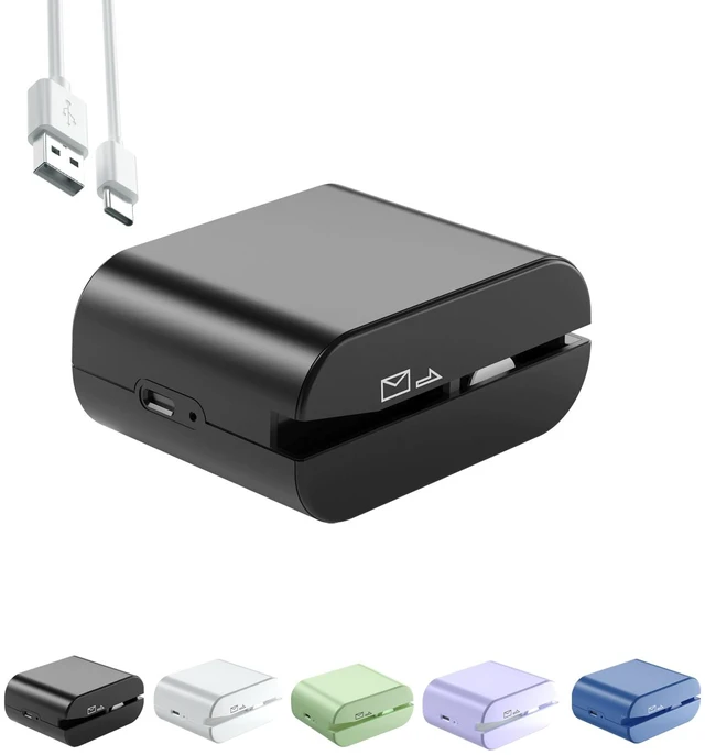 Main image of Rechargeable Electric Letter Opener - Automatic Letter Opener Envelope Slitter, Electric Letter Opener Envelope Slitter for Universal Mail and Envelopes (Black)
