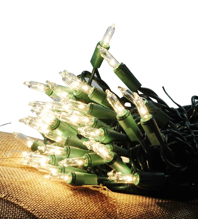 Alt view image 3 of 7 - 50-Count Clear Christmas Light Set
