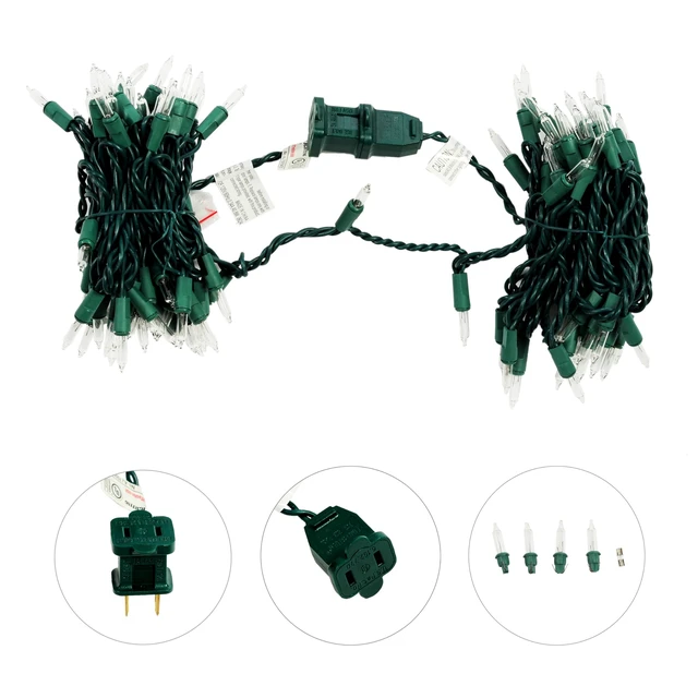 Alt view image 7 of 7 - 50-Count Clear Christmas Light Set