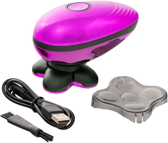 Alt view image 2 of 7 - 5-Head Electric Shaver Face, Head & Body Shaver (Purple) Waterproof USB Rechargeable Trimmer Floating Precision Heads Razors for Women & Razors for Men