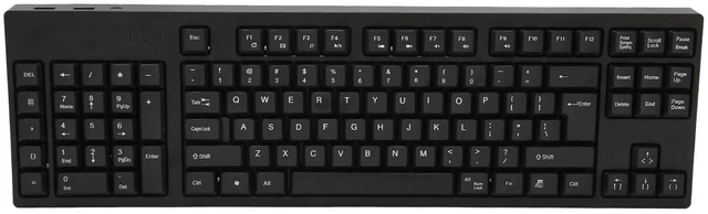 Main image of Left Handed Keyboard, Ergonomic Layout, 109 Keys, Micro USB, Plug and Play, Material, for Business Accounting Designer