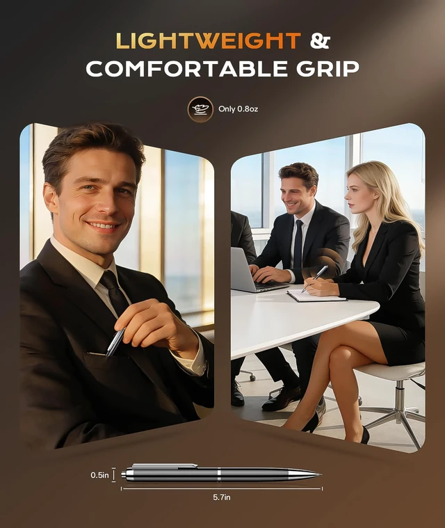 Alt view image 7 of 7 - 64GB (7200H) Voice Recorder w/USB Type-C, Voice Activated Recording Device | One-Touch Start Recording, DSP 5.0 AI Noise Reduction, Easy Playback Audio Recorder, Portable Dictaphon for Meeting/Classes