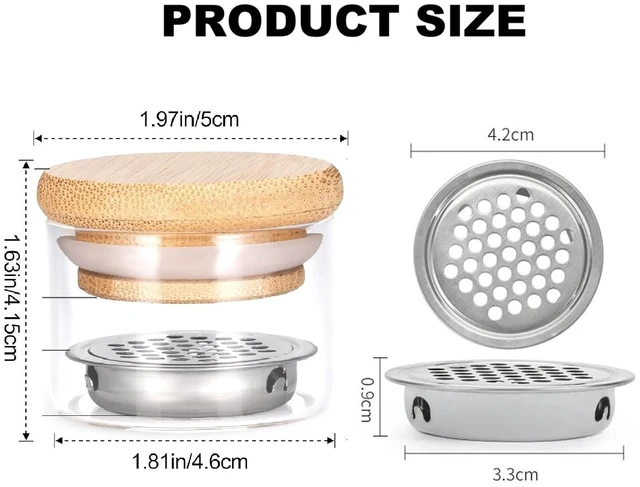 Alt view image 2 of 7 - Nail Art Brushes Washing Cup, Portable Dappen Dish with Mesh Layer & Lid | Multi-use Nail Acrylic Liquid Monomer Holder, Glitter Remover Cup for Nail Art Salon & DIY Use