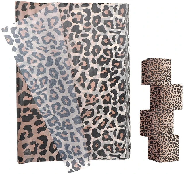Main image of 10 Sheets Leopard Gift Wrapping Tissue Paper for Gift Bags | 14 x 20 Inches Cheetah Print Tissue Paper for Gift Bags Bachelorette Birthday Jungle Safari Party Packaging DIY Crafts