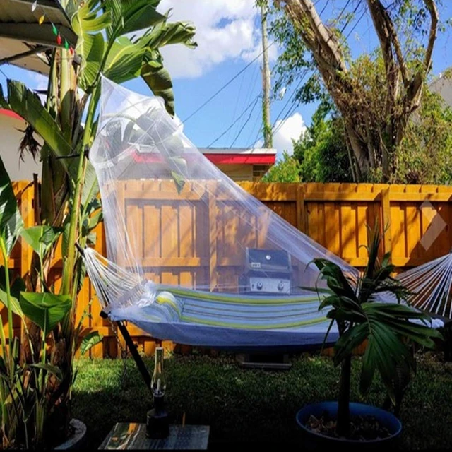 Alt view image 6 of 6 - Bed Canopy Mosquito Net, Bed Canopy for Girls Room Decor - Insect Protection Hanging Canopy for Adults, Babies, Outdoor Camping, Pink/No Opening